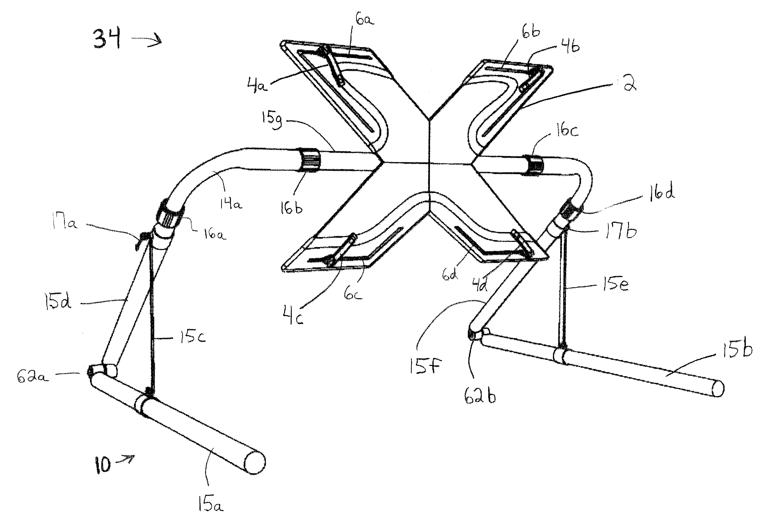 Xdeck laptop/book-holder