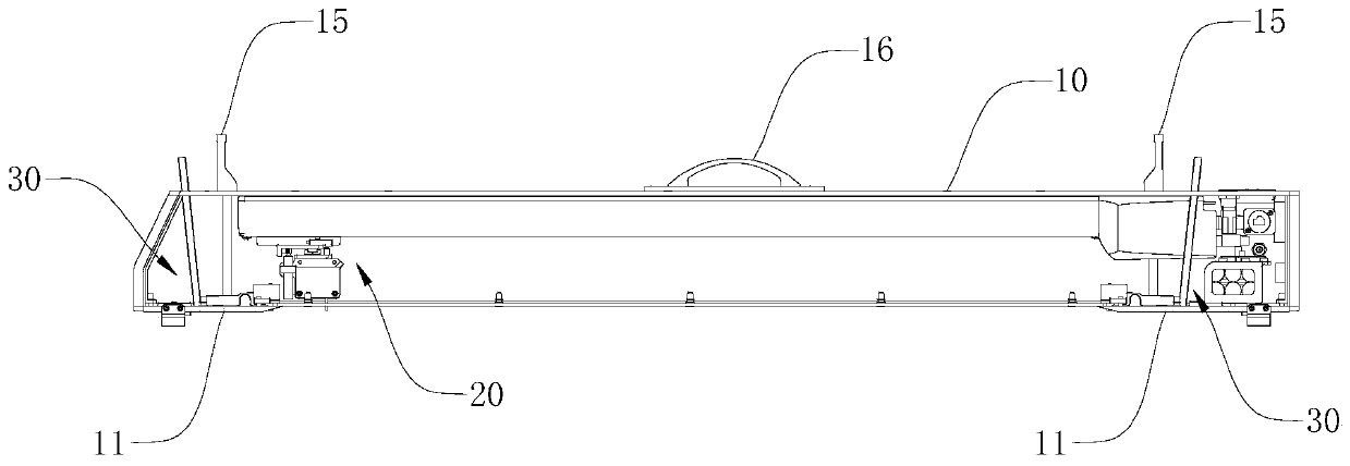 Steel rail corrugation detection device