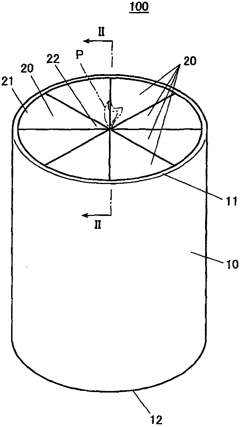 Container For Receiving Household Tissue Paper