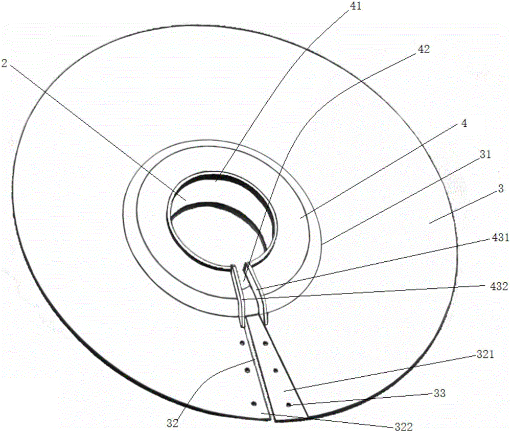 Silicone rubber creepage extender shield and mounting technique thereof