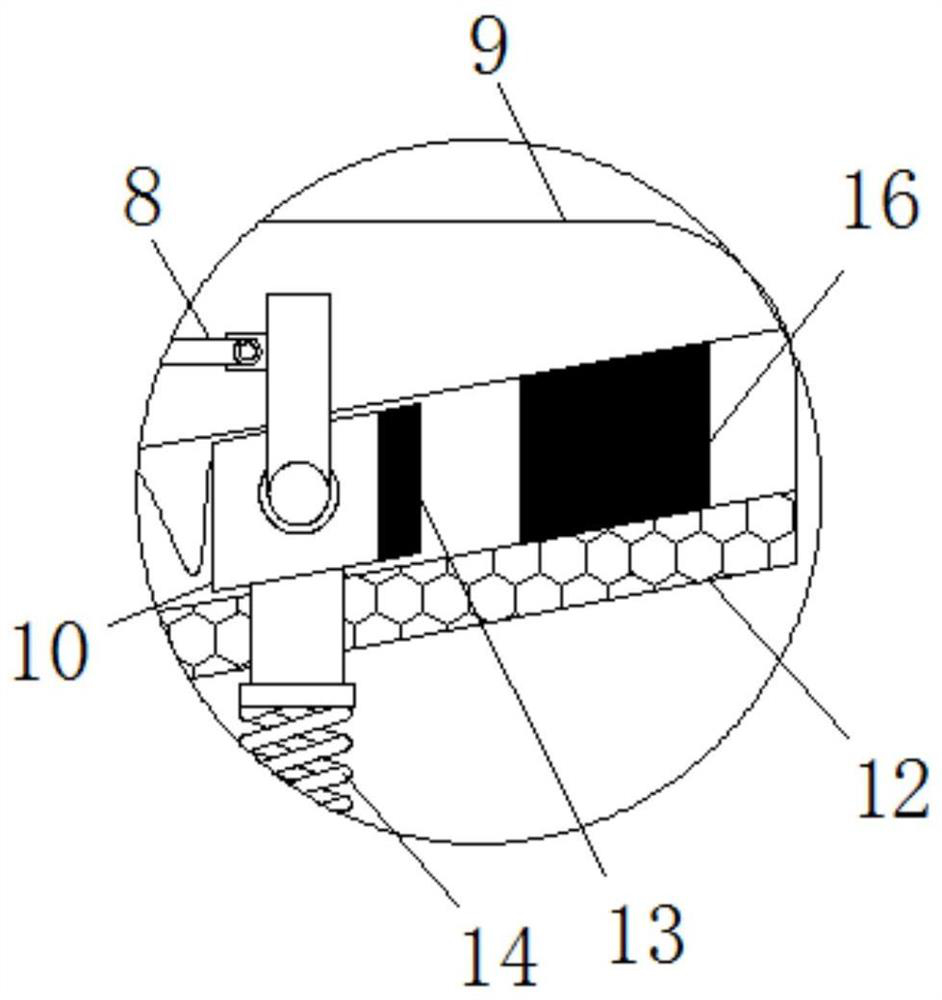 A monitoring device that can be quickly retracted after being damaged