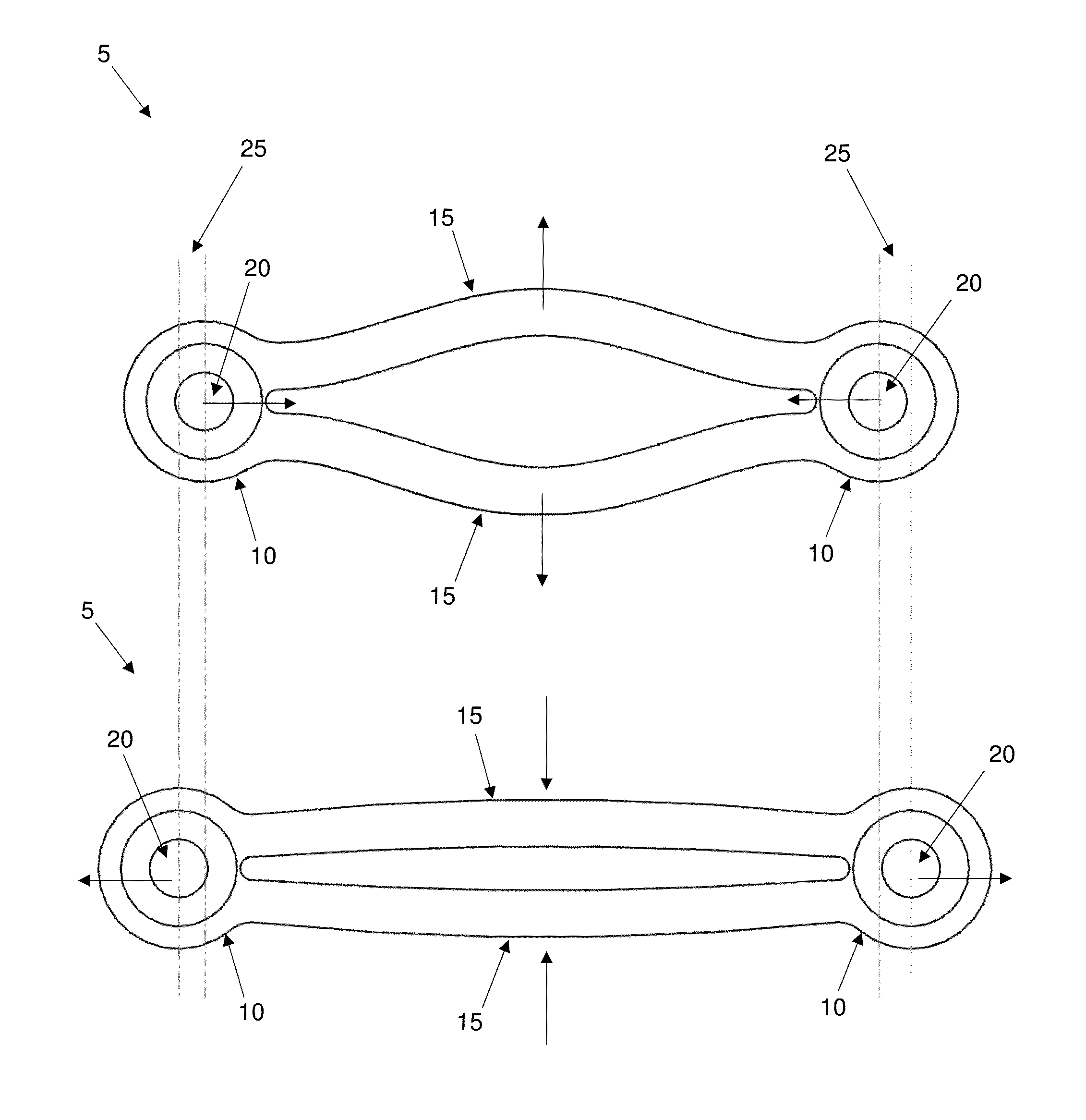 Plates for generating, applying and maintaining compression within a body