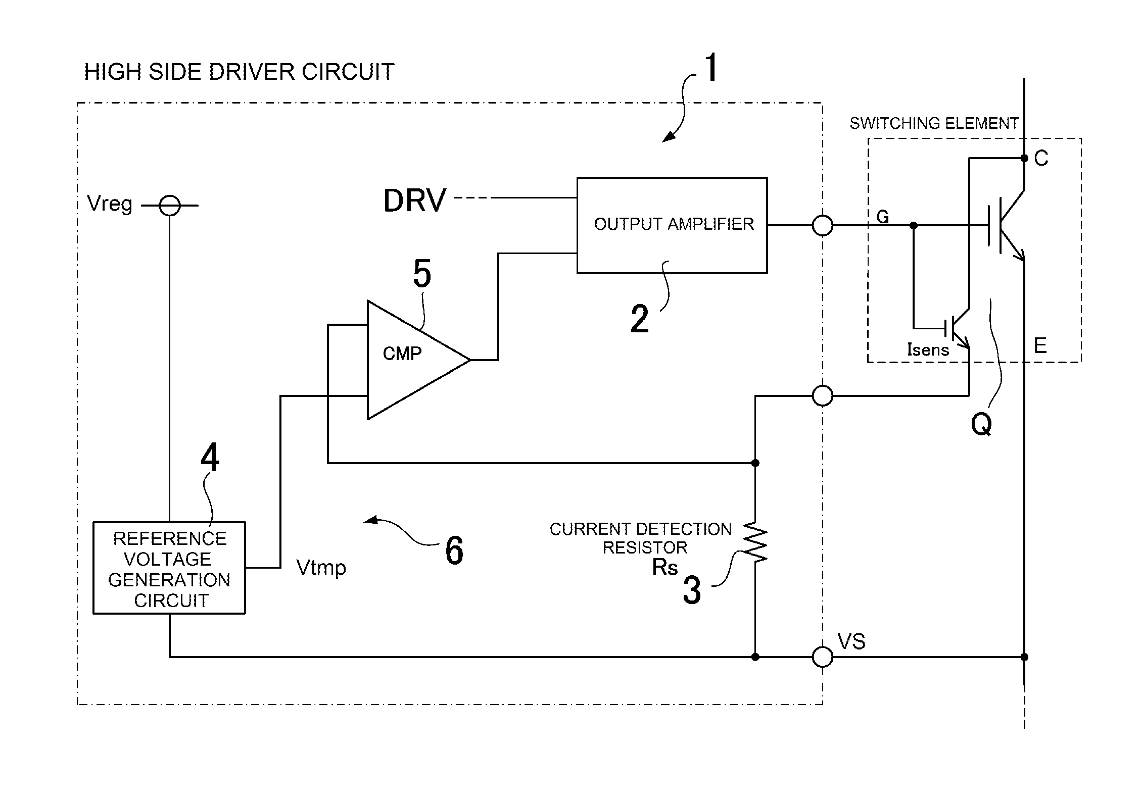 Overcurrent detection circuit