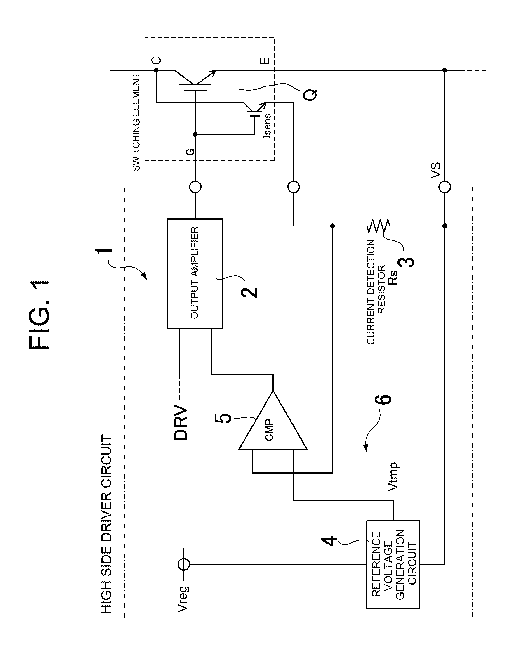 Overcurrent detection circuit