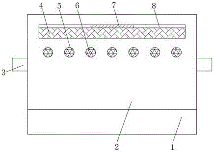 Battery holder for new energy automobile with damping function