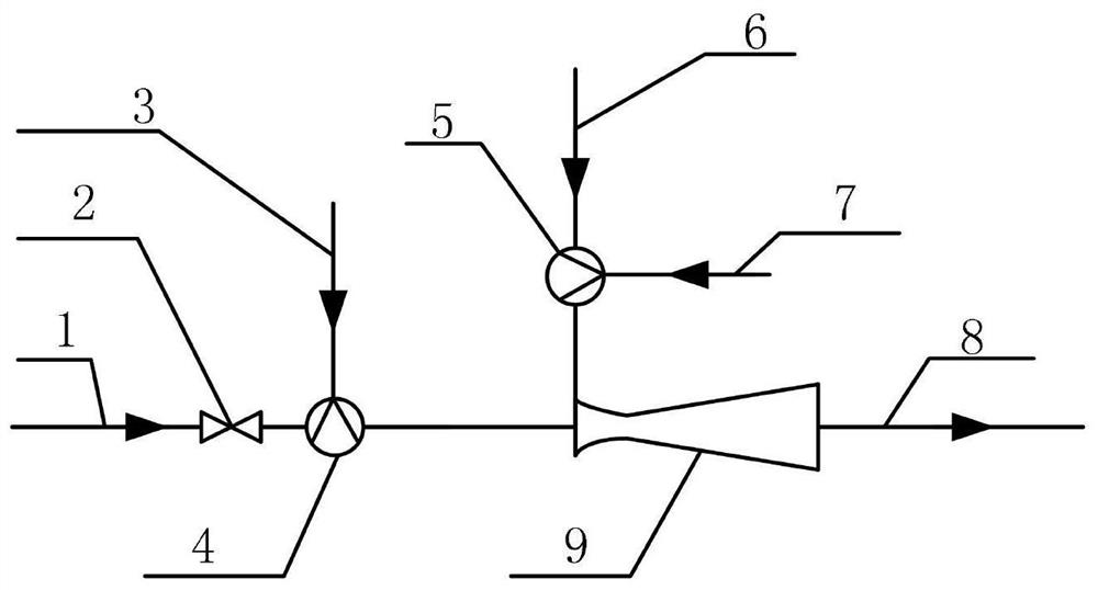 Method for testing injection coefficient of steam injector for industrial steam extraction