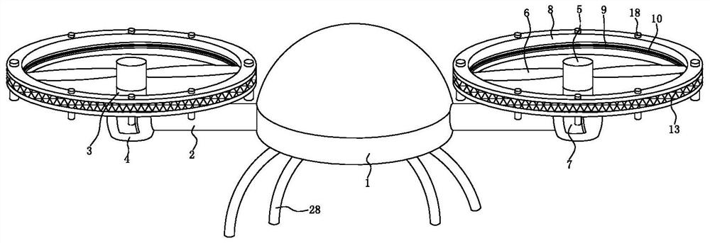 A UAV that can be judged remotely based on the two-way influence of wind and flashing lights