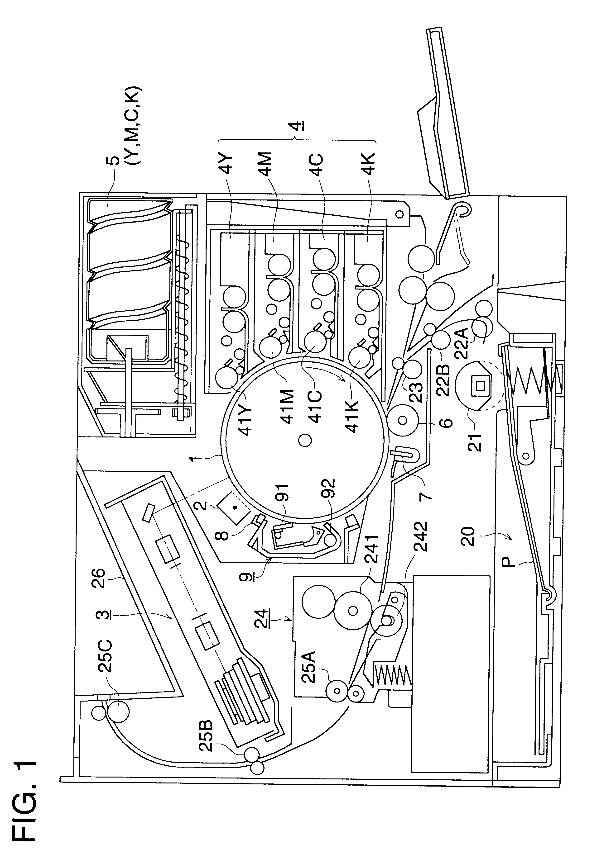 Image forming apparatus using an asymmetric wave pattern of developing bias voltage