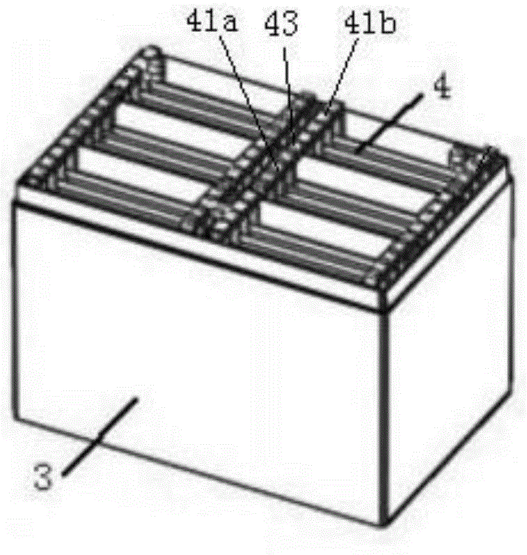 Lead-acid storage battery and electric car using such lead-acid storage battery