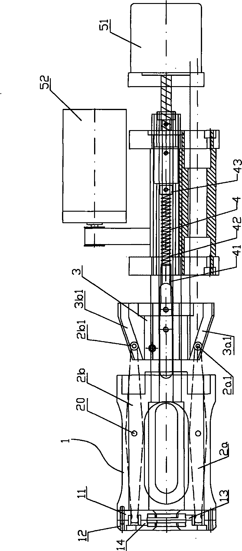 Coaxial line stripping machine