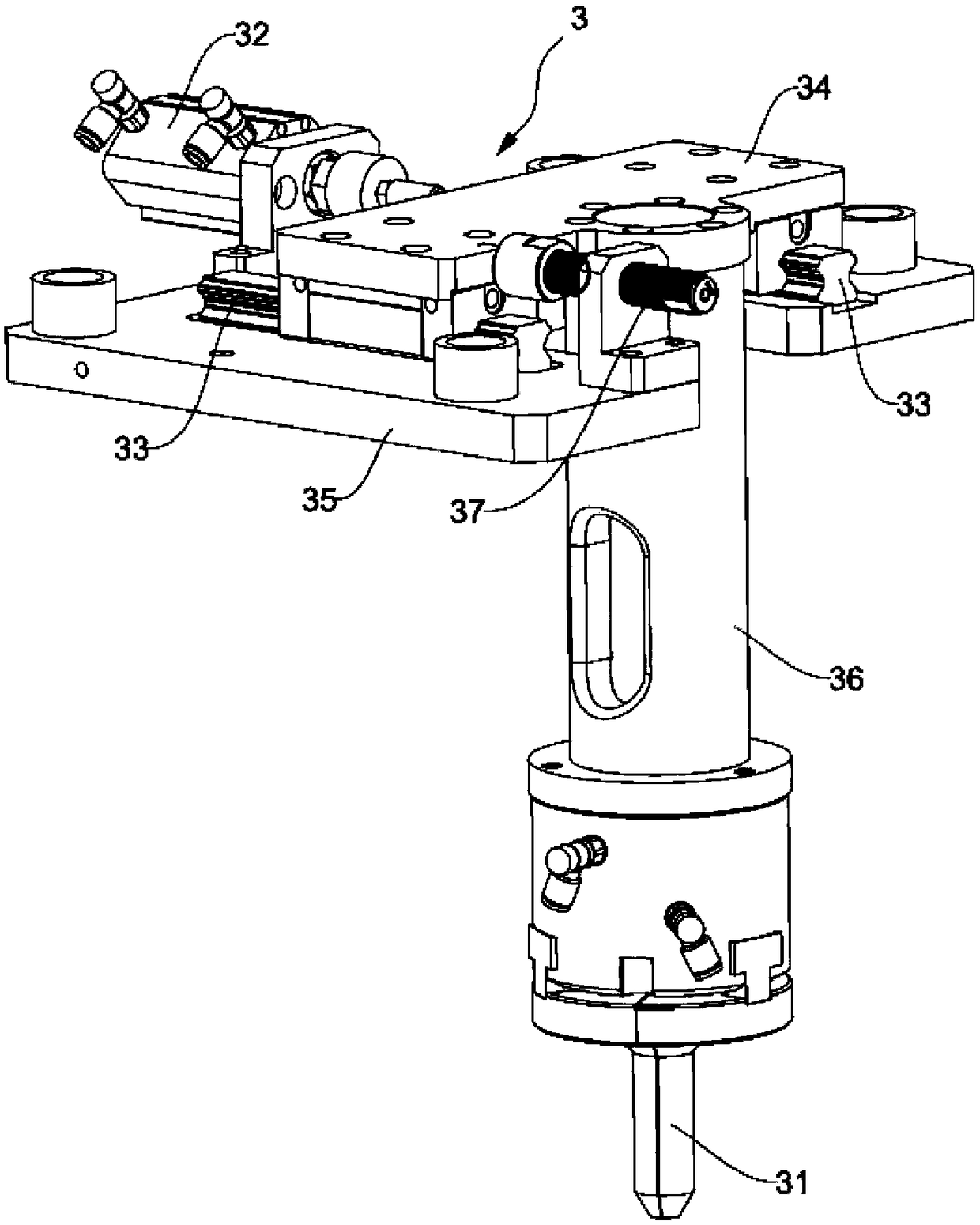 Pin shaft assembly equipment