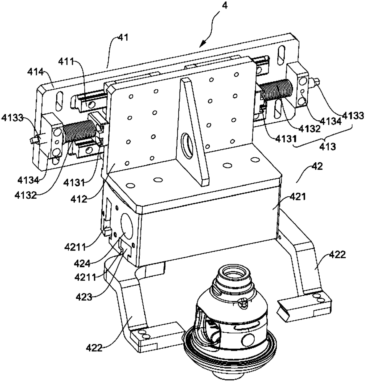 Pin shaft assembly equipment