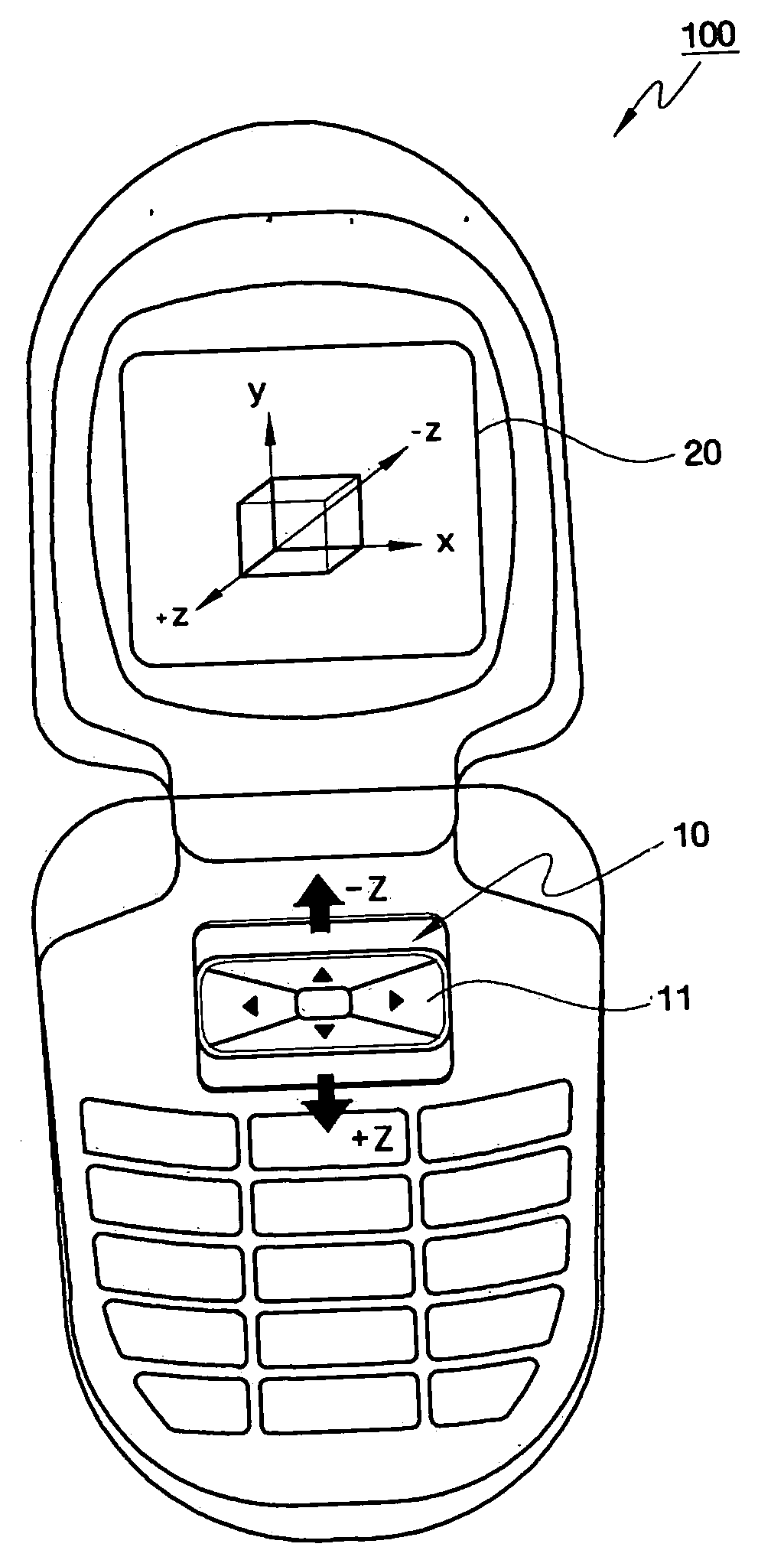 Slidable input device and portable apparatus including the same