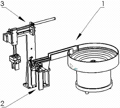 LED lamp head feeding device