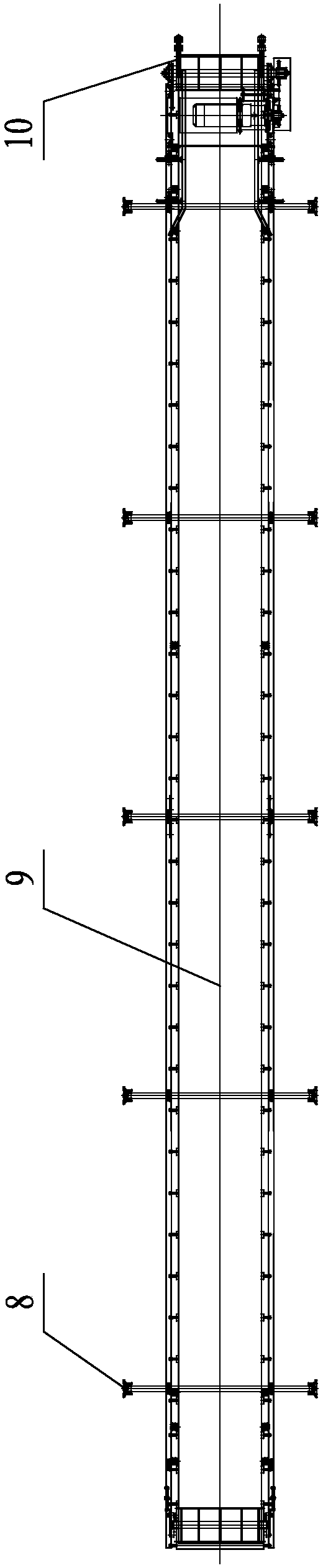 Automatic bagged cargo loading device