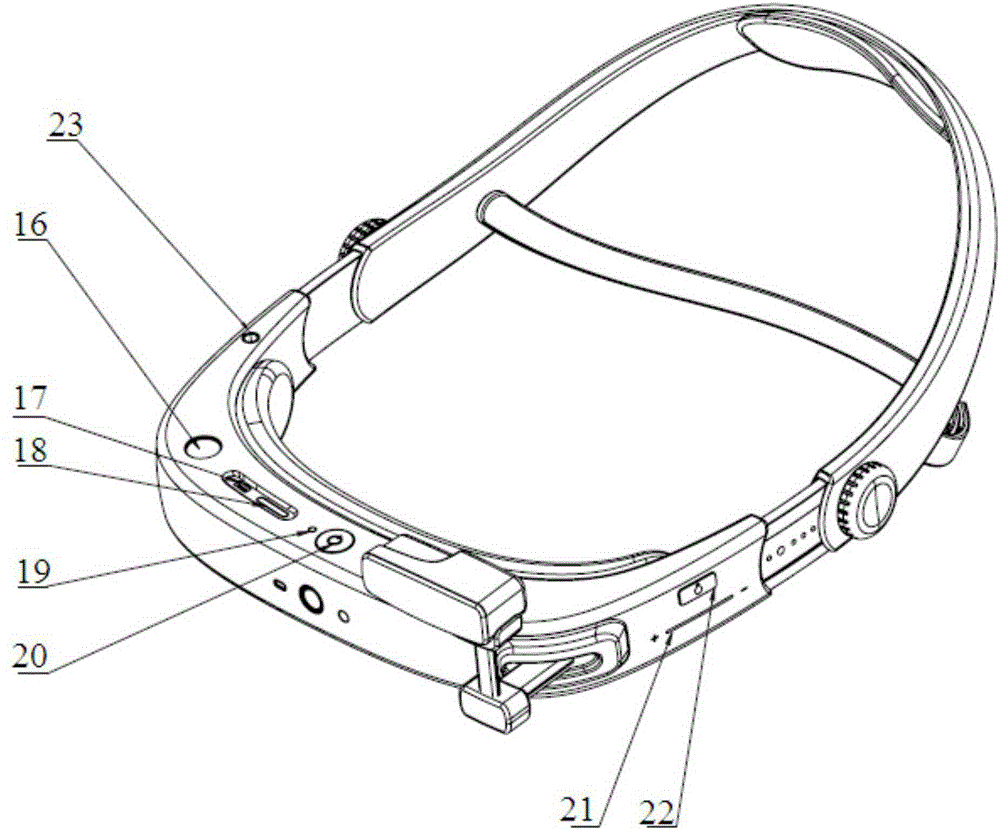 Wearable intelligent visual sense strengthening equipment