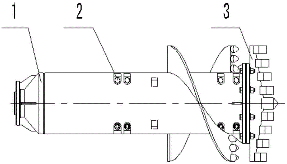 A split type mud gun seismic source drilling tool