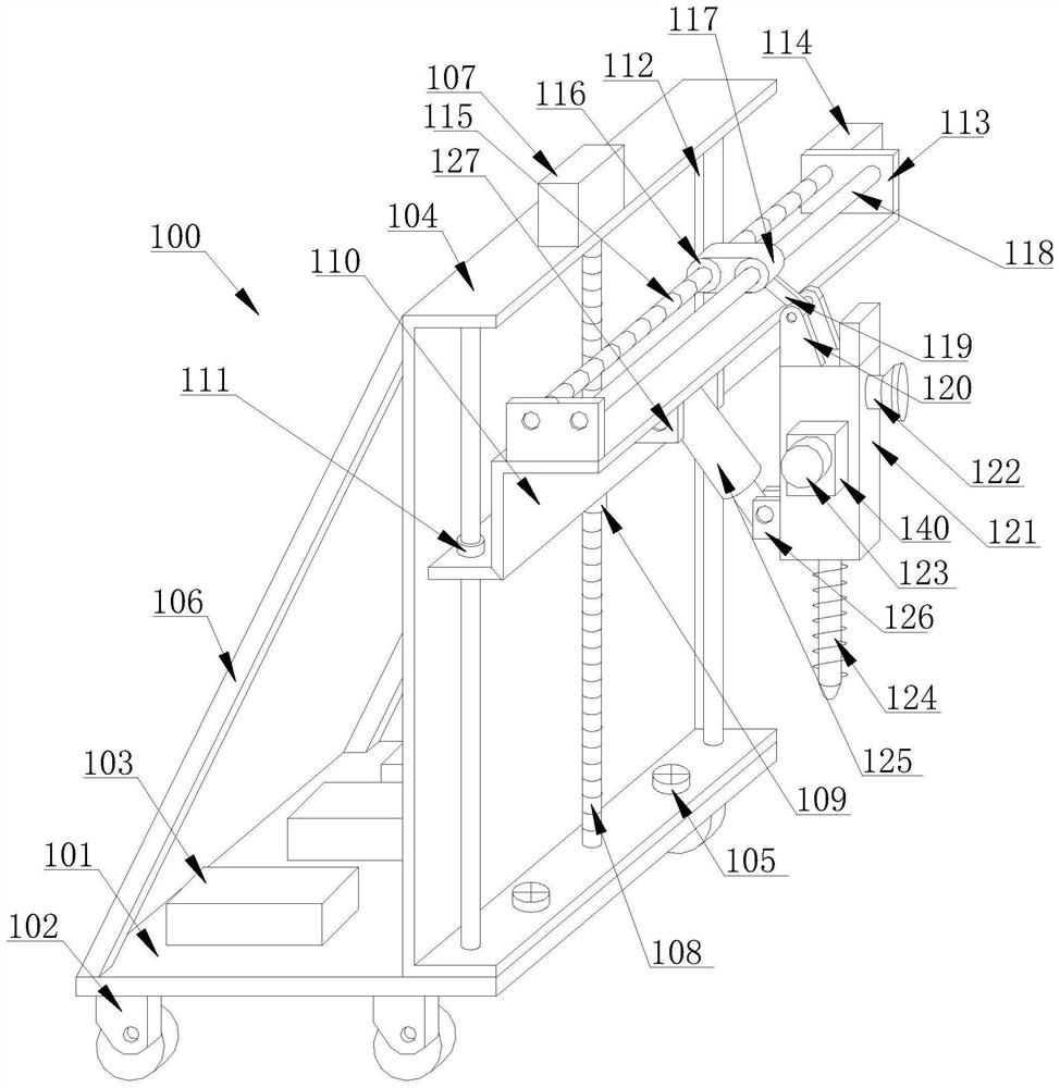 Soil breaking device applied to construction project quality