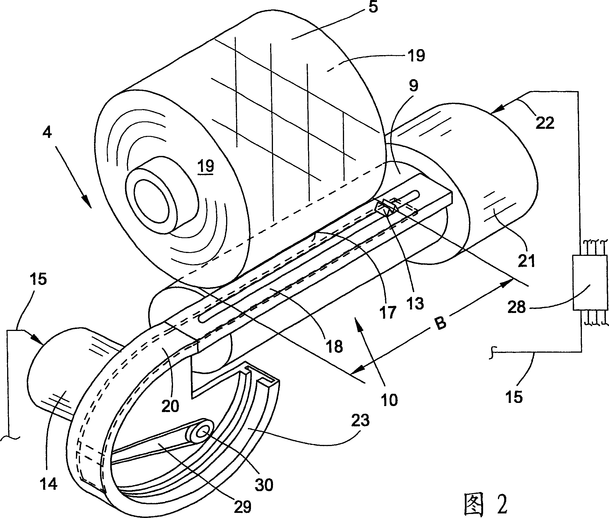 Yarn traversing device for a winding device of a textile machine producing cross-wound bobbins