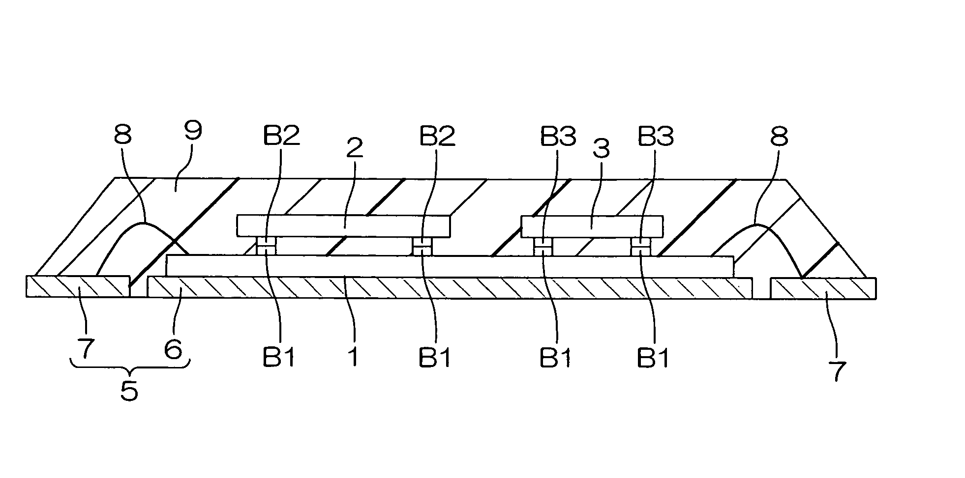 Electronic device, semiconductor device using same, and method for manufacturing semiconductor device