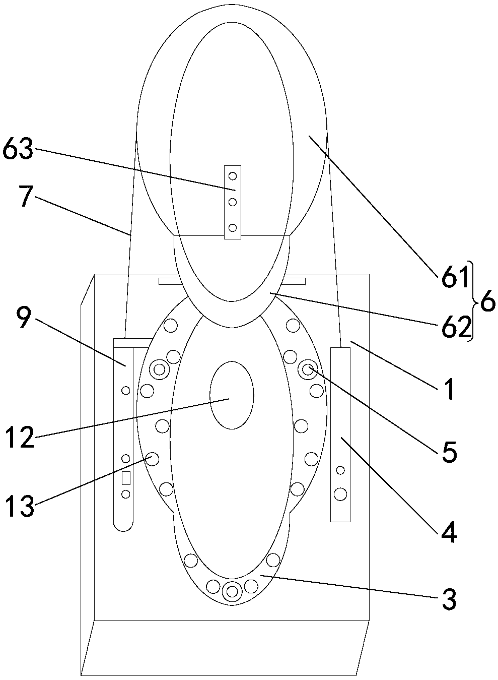 Intelligent squatting toilet bowl