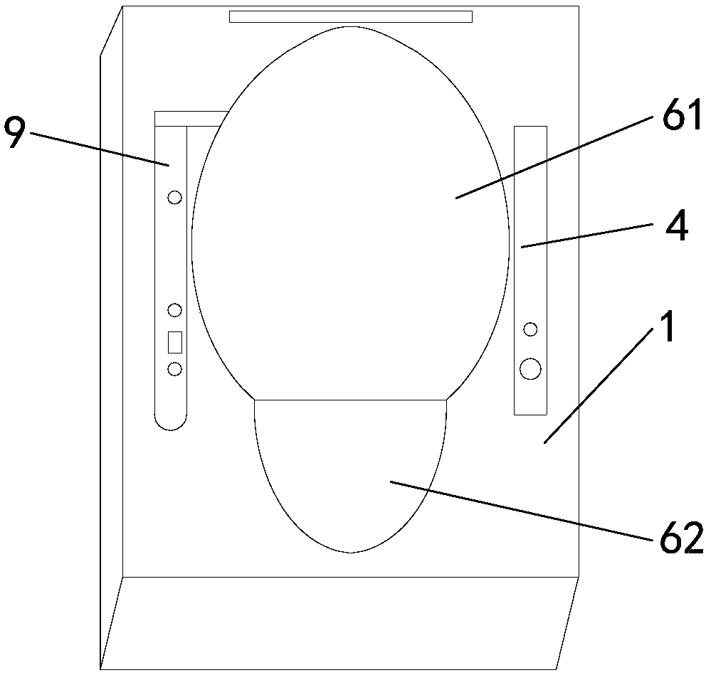 Intelligent squatting toilet bowl