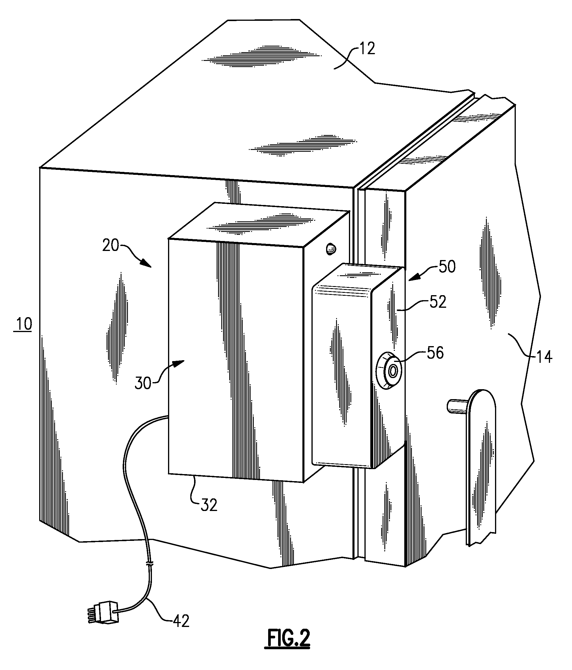 Remotely actuated refrigerator lock with thermal spoilage protection