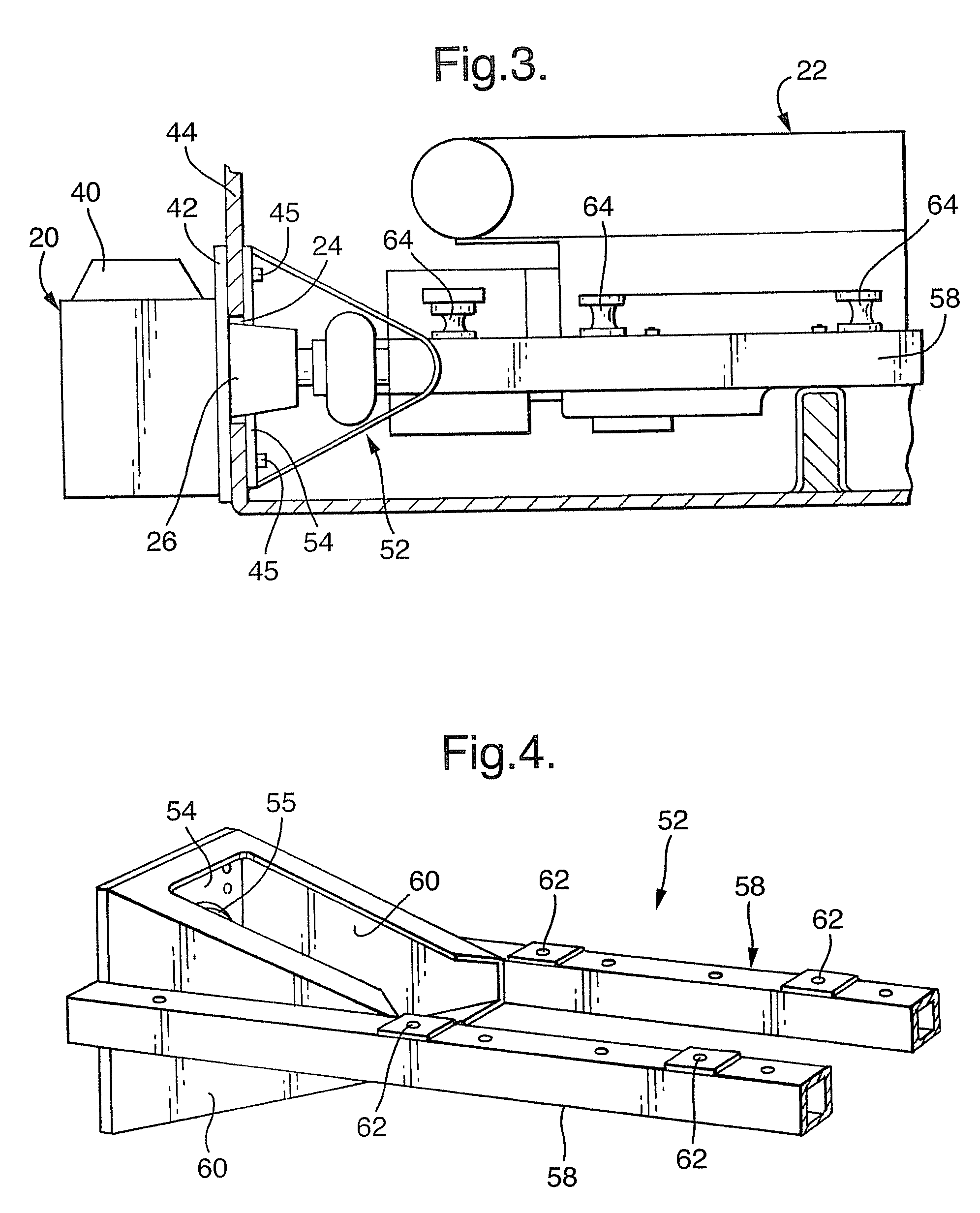 Means for bearing a propulsion unit and a propulsion system for a waterbourne vessel