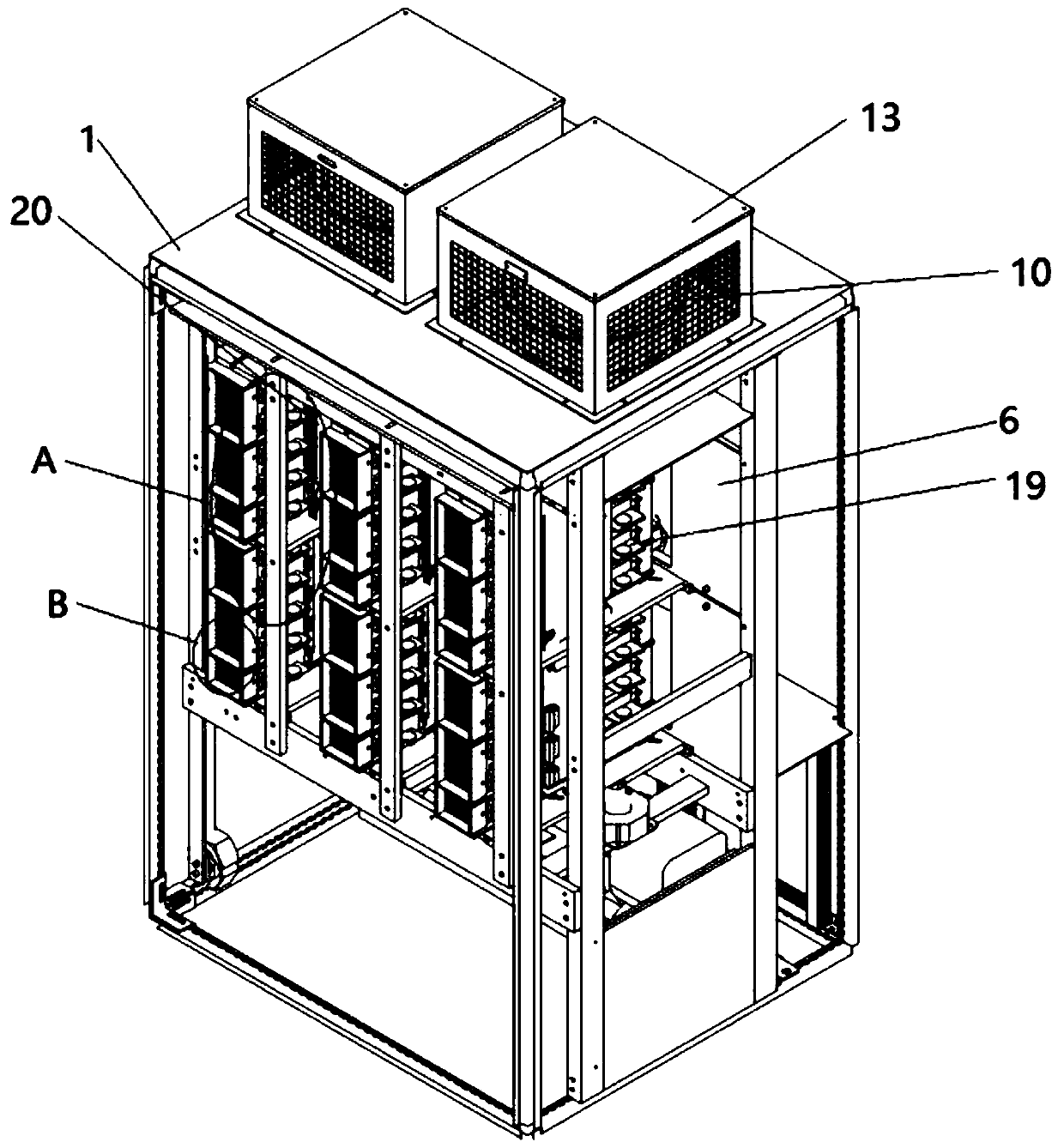 Frequency converter cabinet