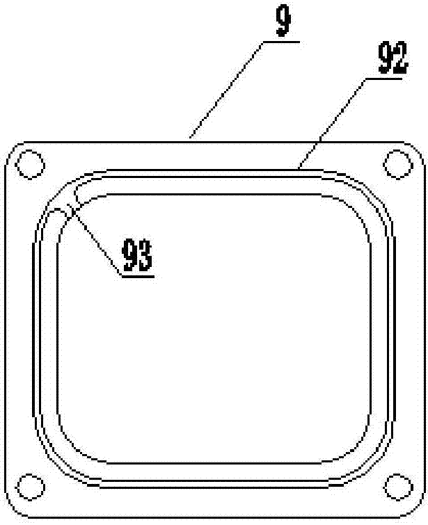 Semi-closed piston refrigeration compressor