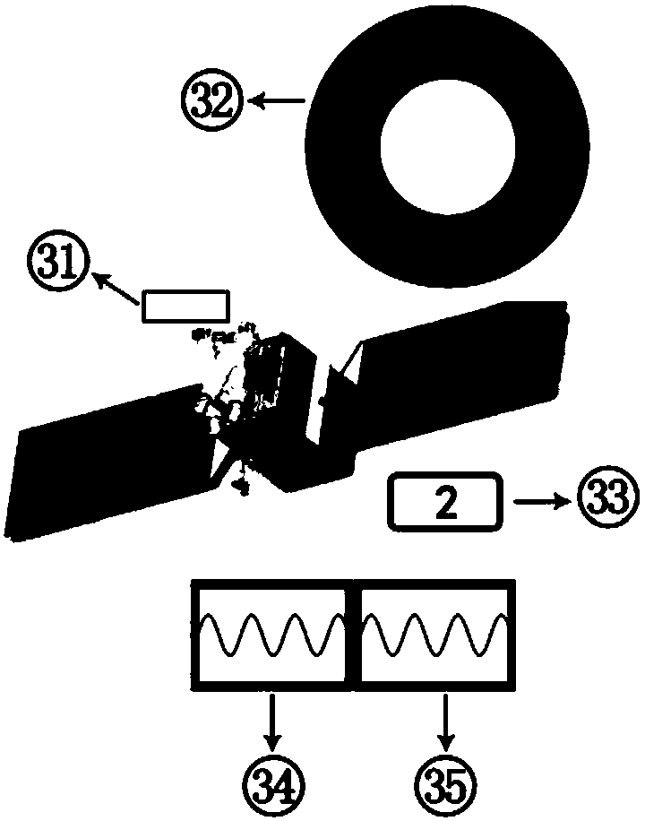 Satellite power supply and distribution software touch human computer interaction system