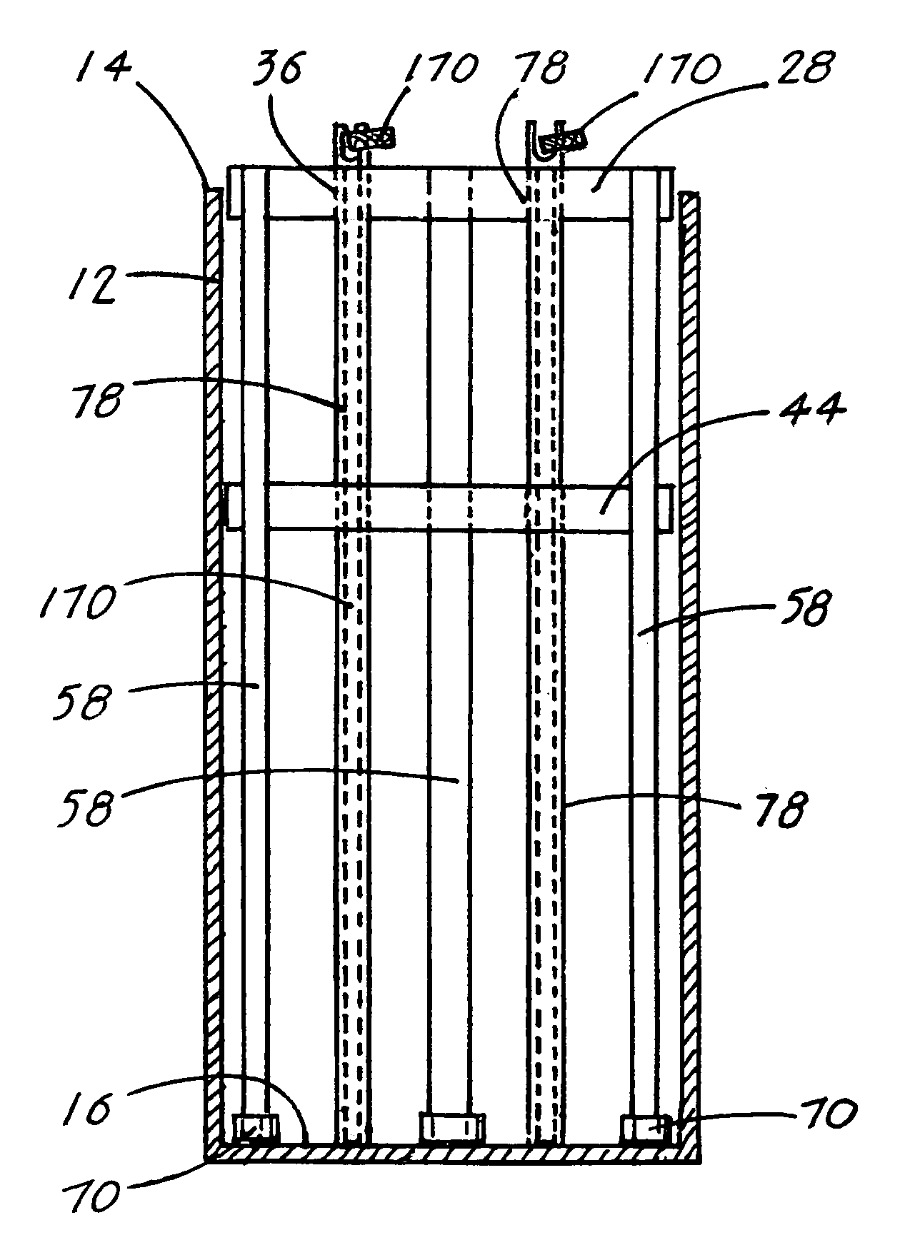 Partitioned golf club bag