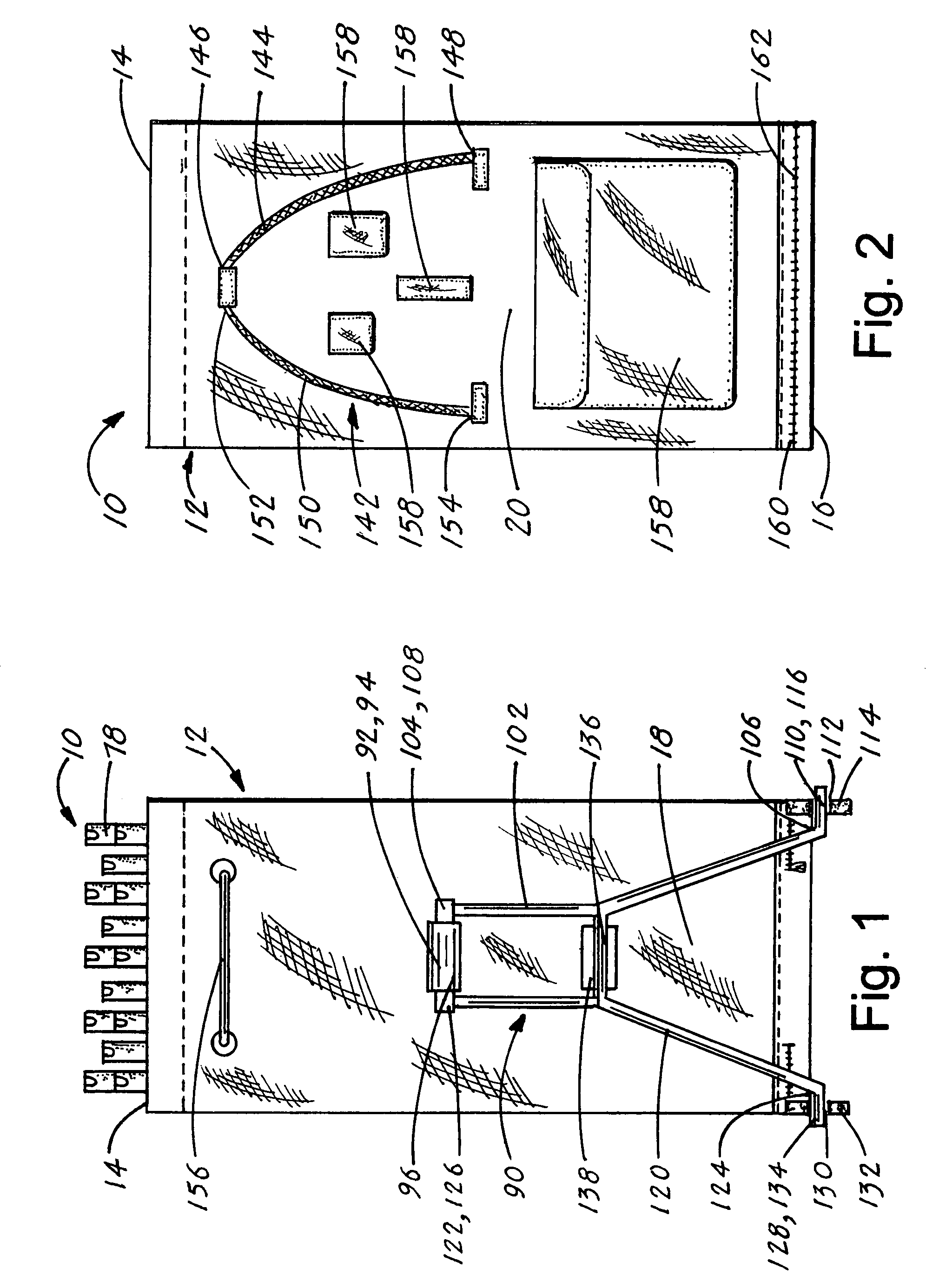 Partitioned golf club bag