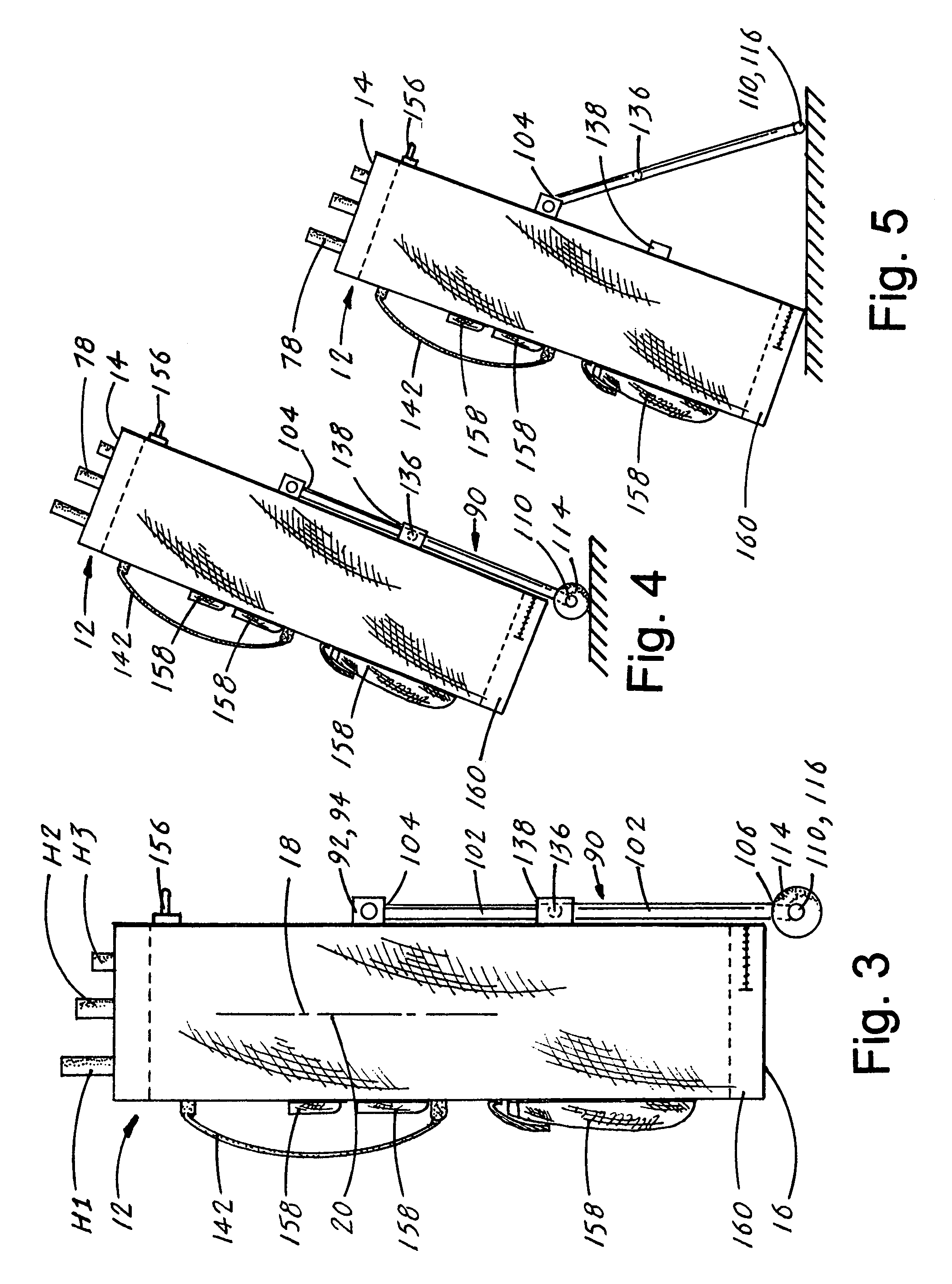 Partitioned golf club bag