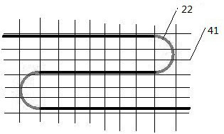 Blister sounding pipe energy pile bridge deck deicing system and construction method thereof