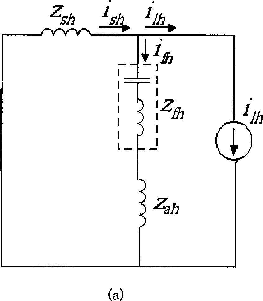 Control method for restraining oscillate based on mixed electric power filter