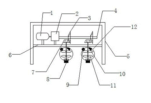 Foodstuff stirring machine