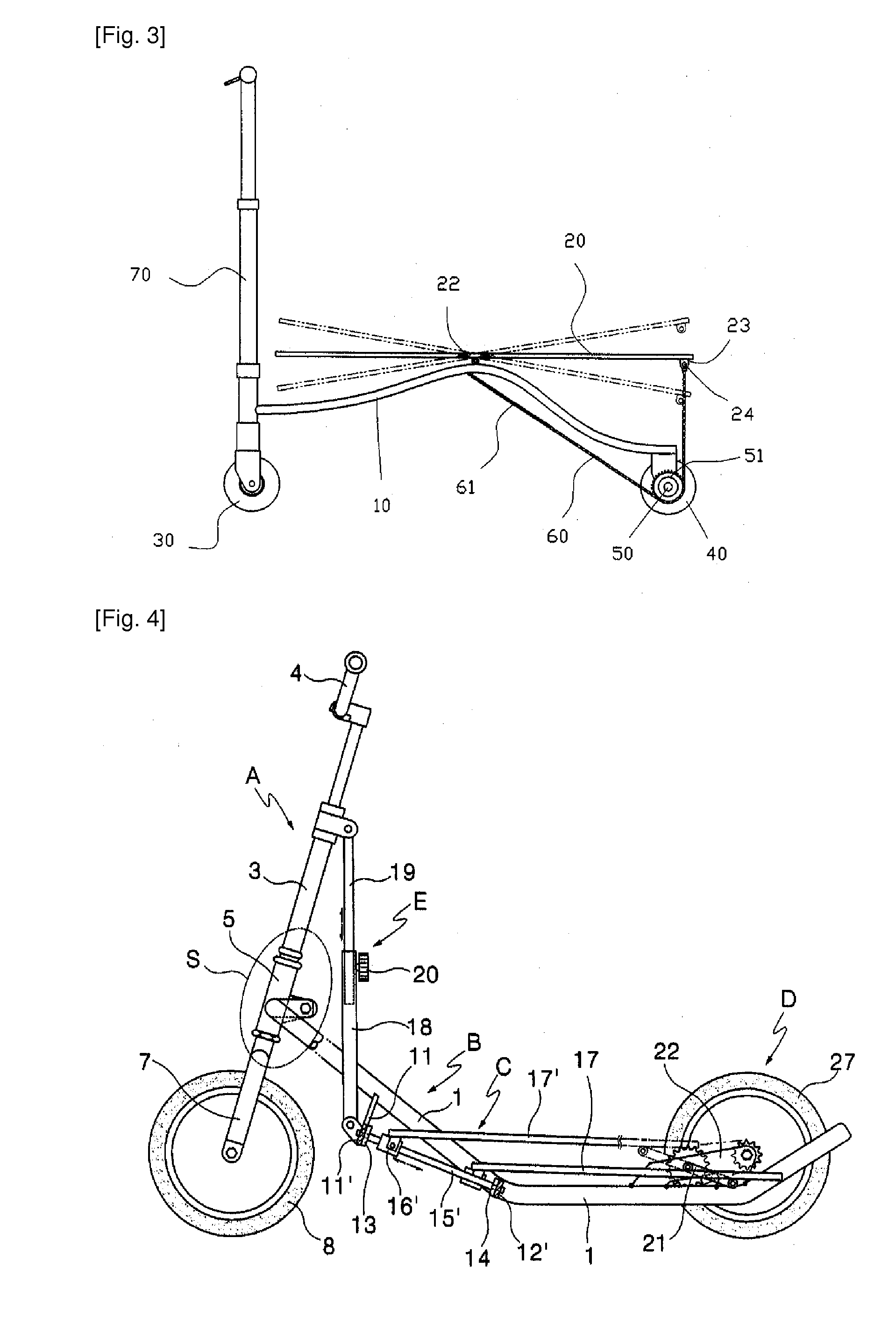 Mini bike having pedal as a power generator