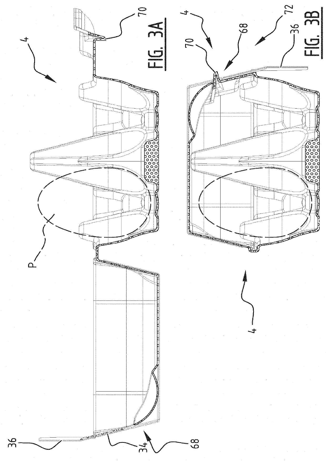 Packaging unit for products like eggs, and mould and method there for