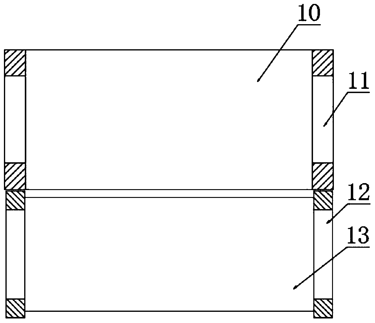 Agricultural soybean screening device