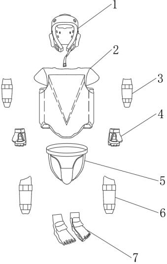 An auxiliary wearing device for taekwondo scoring protective gear and its use method