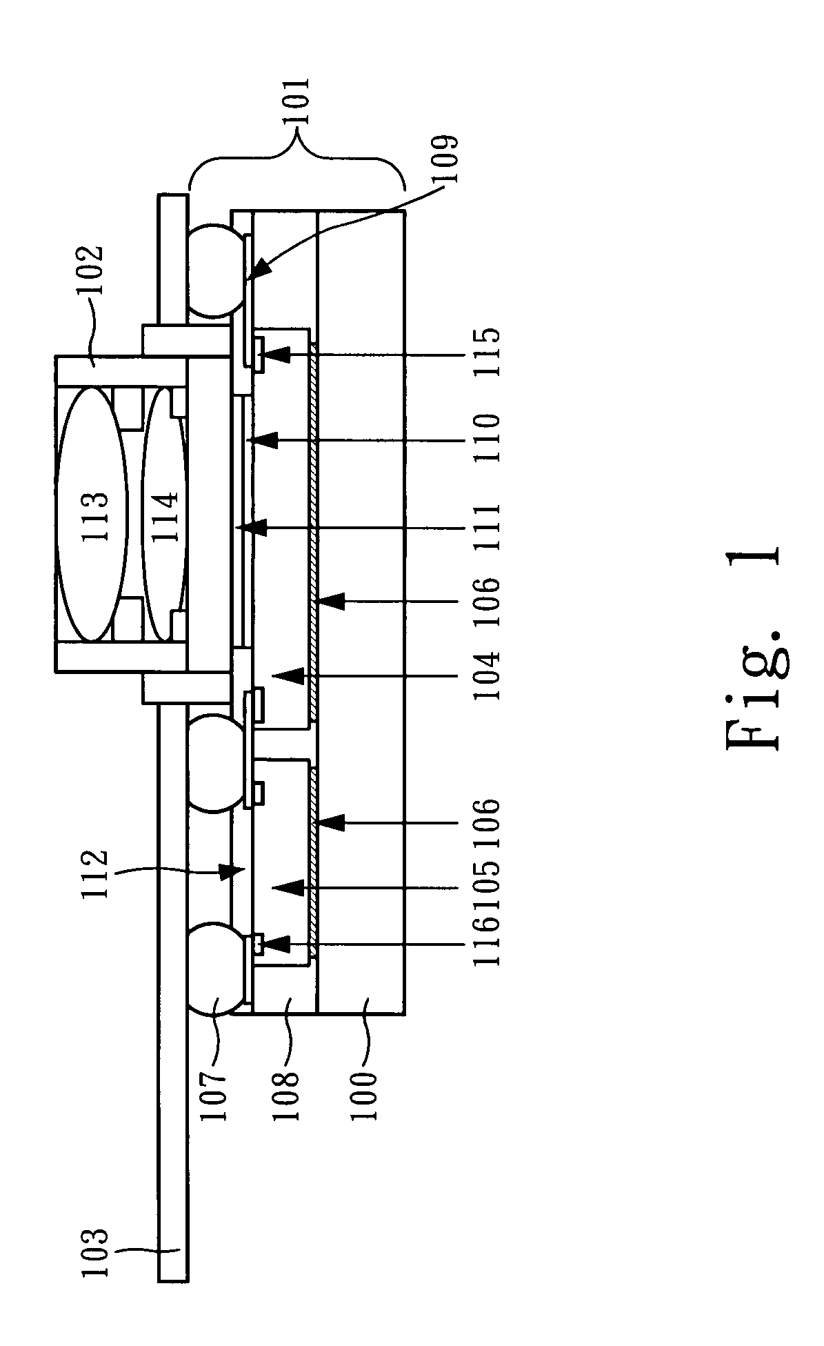 Structure of image sensor module and a method for manufacturing of wafer level package