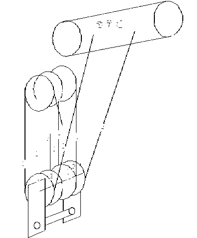 Quick replacement method for movable pulley blocks and wire ropes in cranes