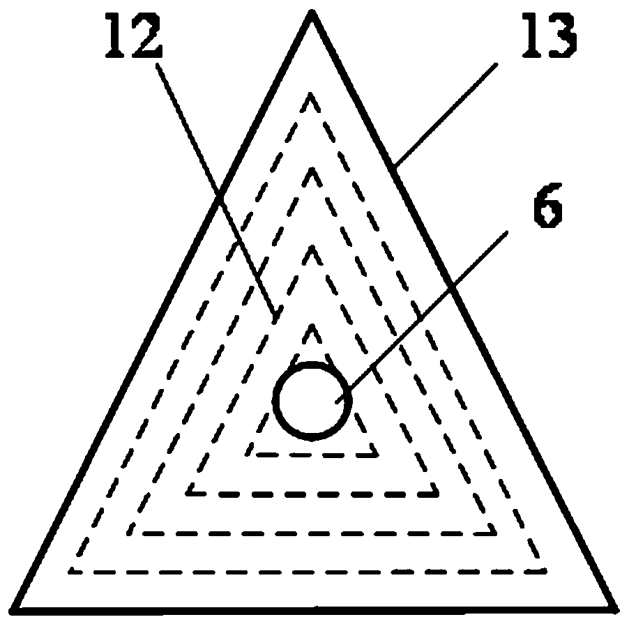 Cutting machining device and method for CFRP special-shaped holes