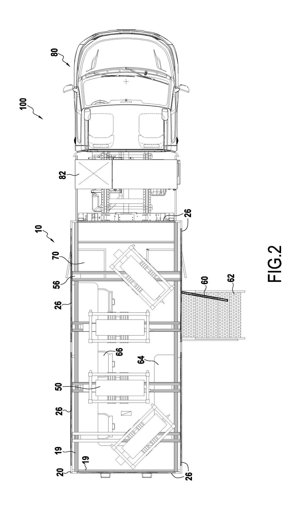 Mobile projection device for projection mapping.