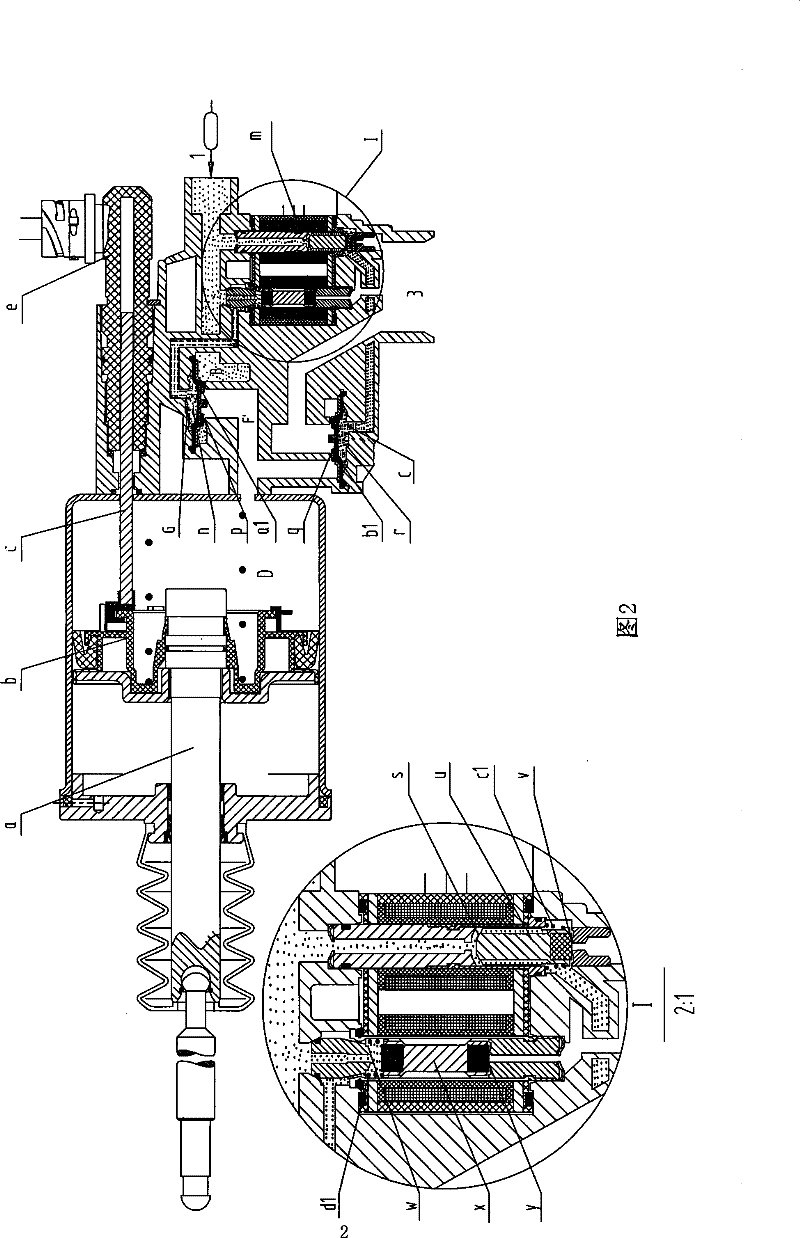 Electric-controlled pneumatic type clutch booster unit and operating method thereof