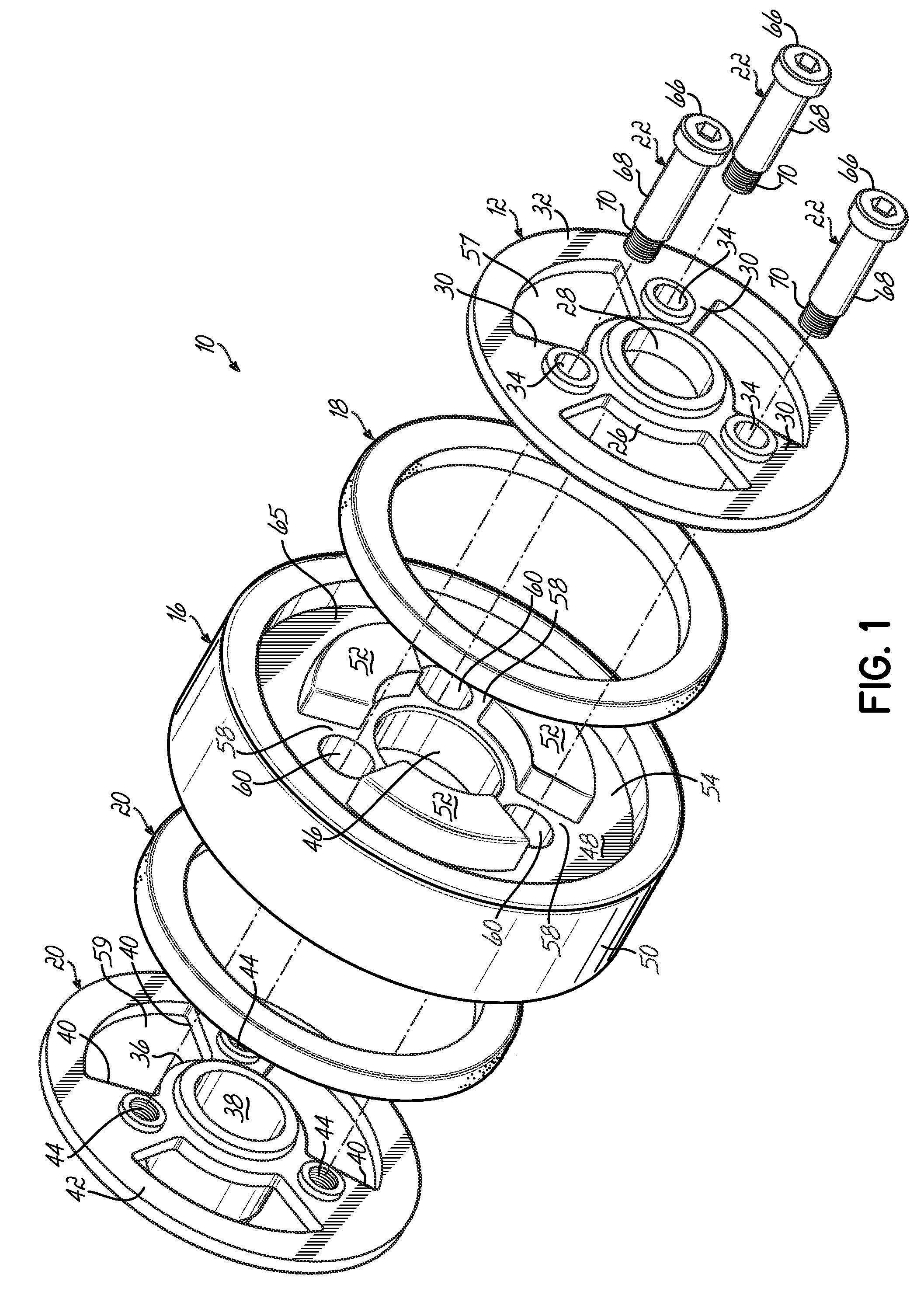 Compressed hub damper