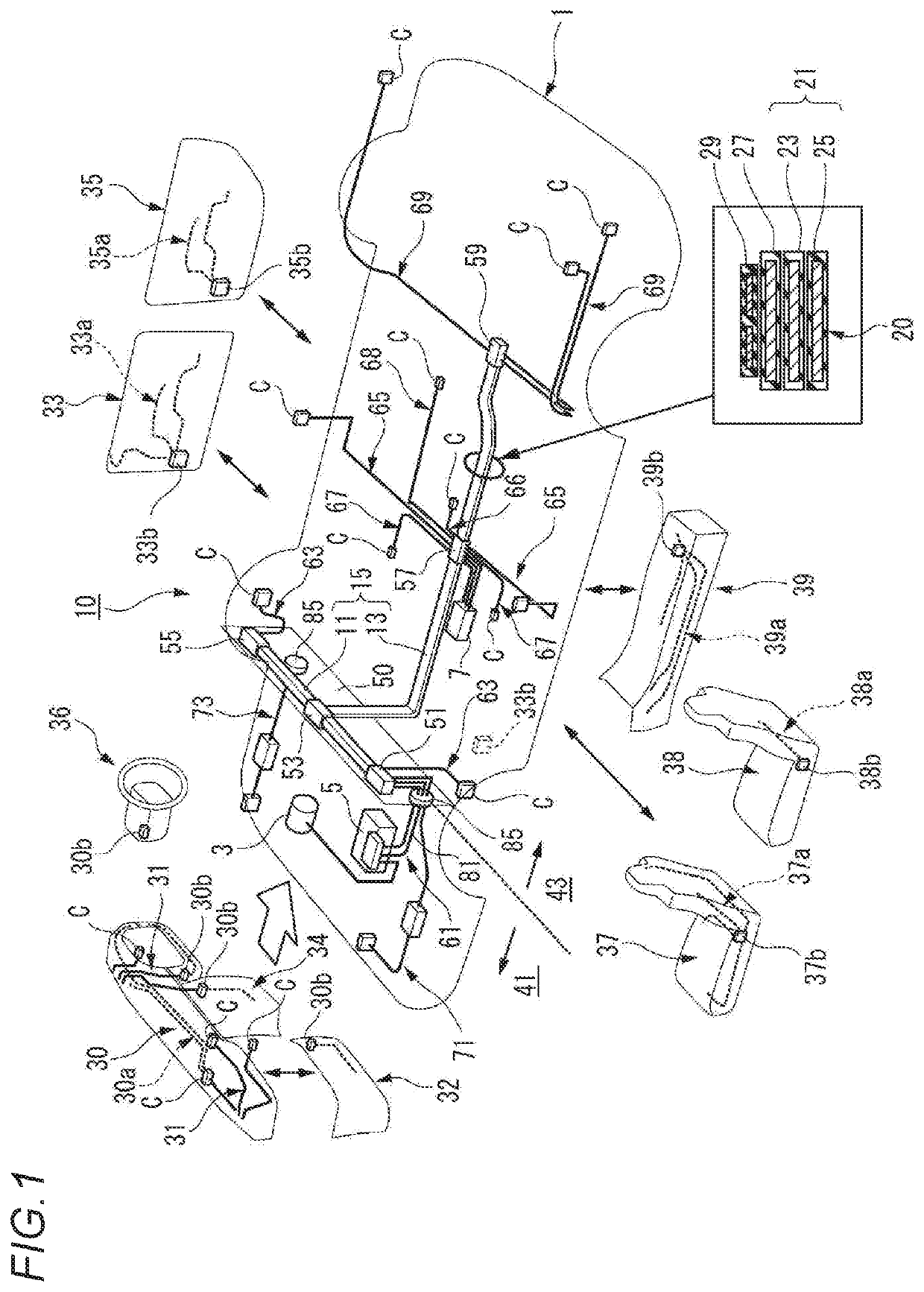 Vehicle circuit body