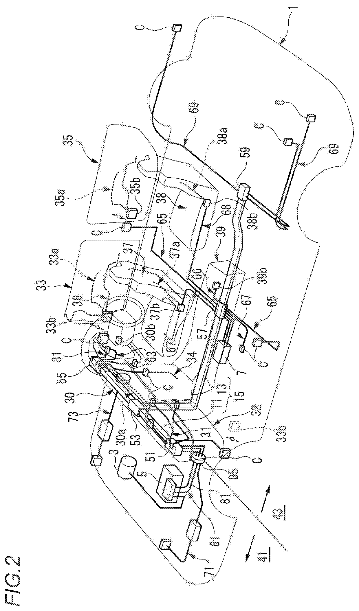 Vehicle circuit body