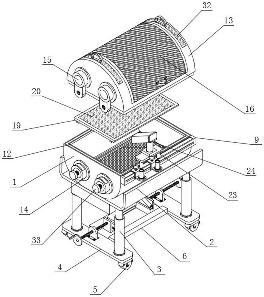 Movable newborn clinical monitoring equipment